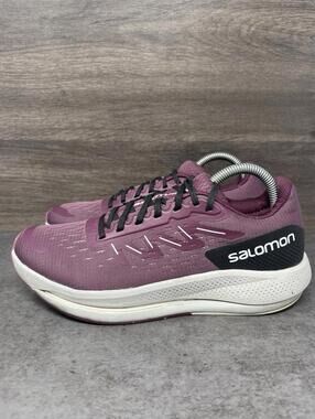 Salomon Spectur Running Shoes Womens Size 7.5 Purple Athletic Trail Shoes